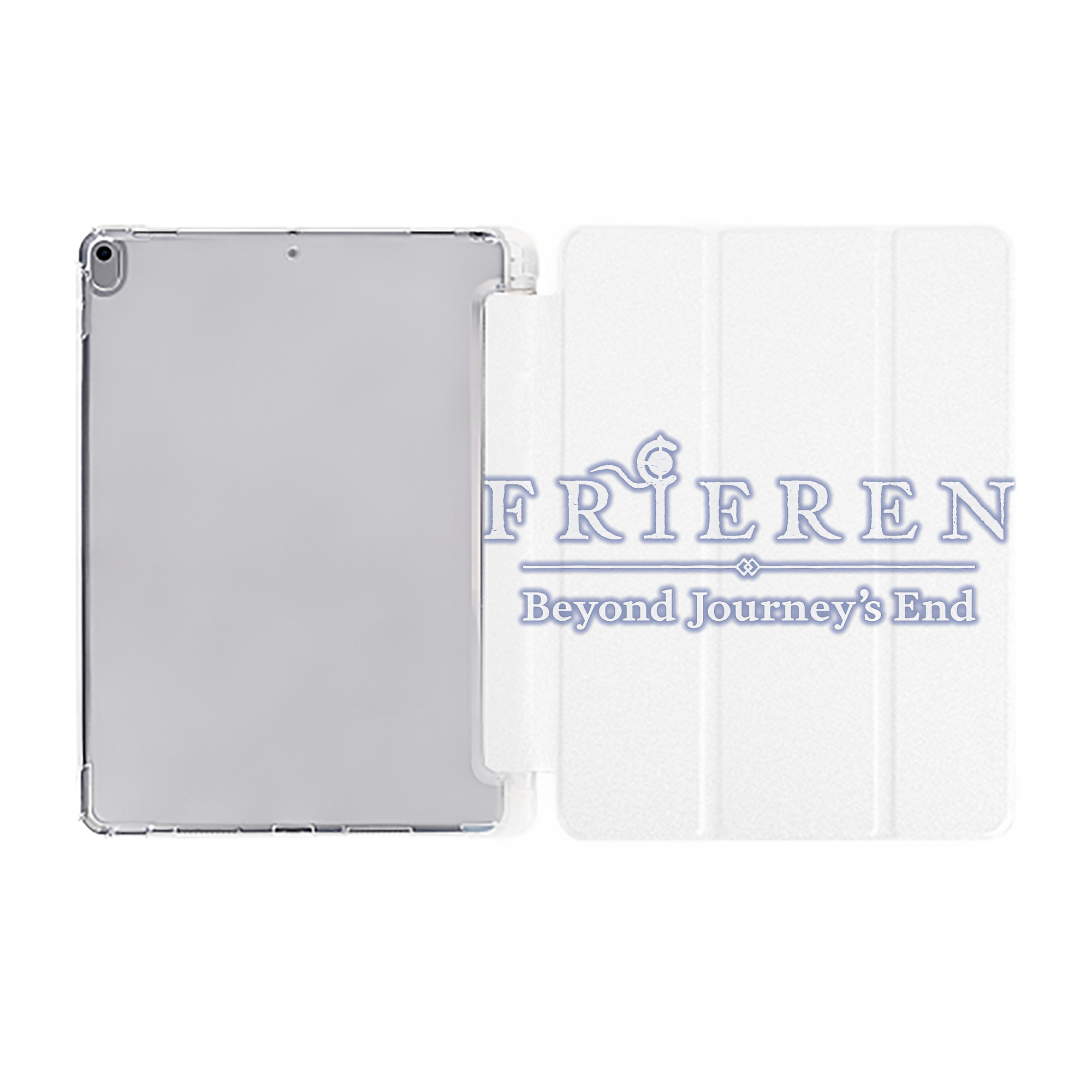 （画像用） 葬送のフリーレン Frieren IPad ケース ペン収納付き 三つ折りスタンド PUレザー×シリコン 対応機種9.5/10.5/10.9インチ